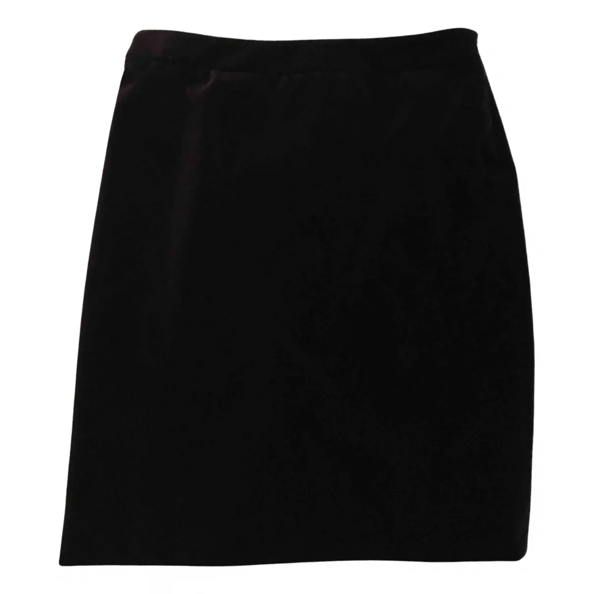 Velvet mid-length skirt Miu Miu