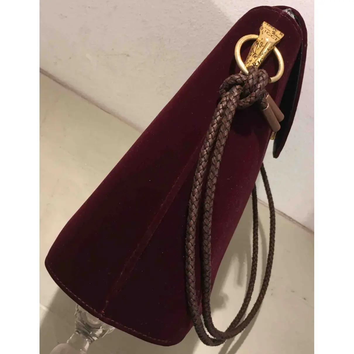 Velvet handbag Nina Ricci - Vintage