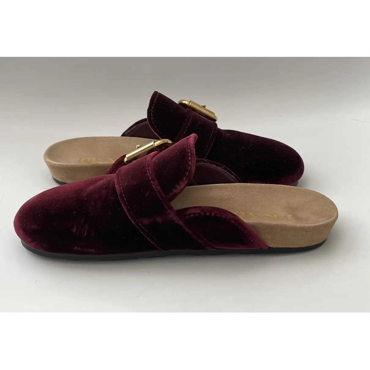 Buy Prada Velvet sandals online