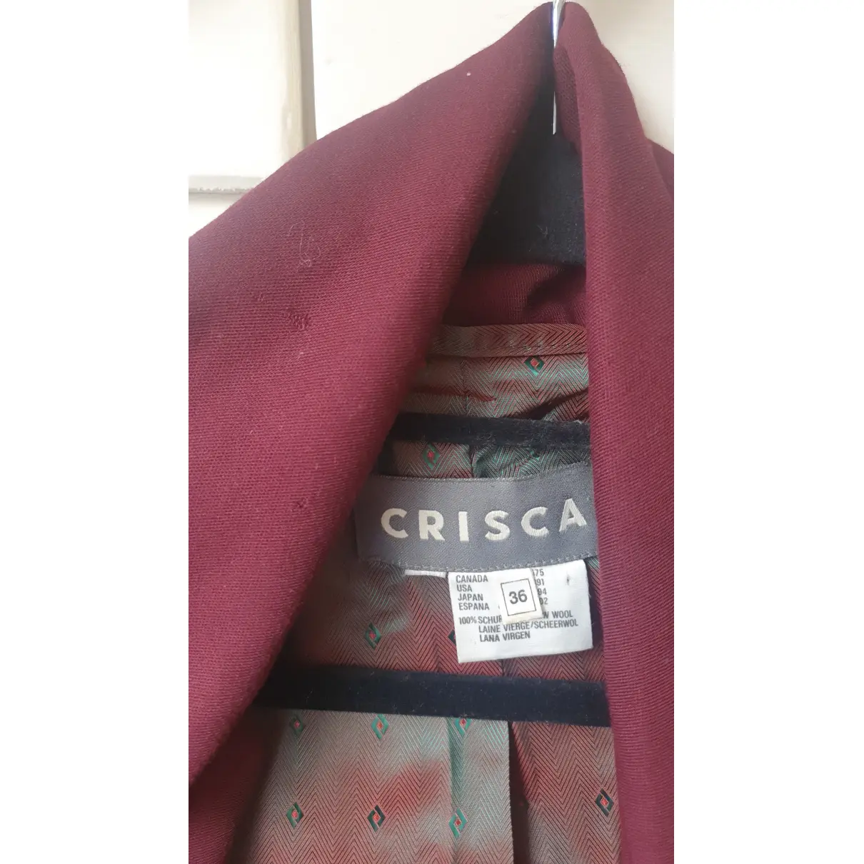 Wool suit jacket Crisca