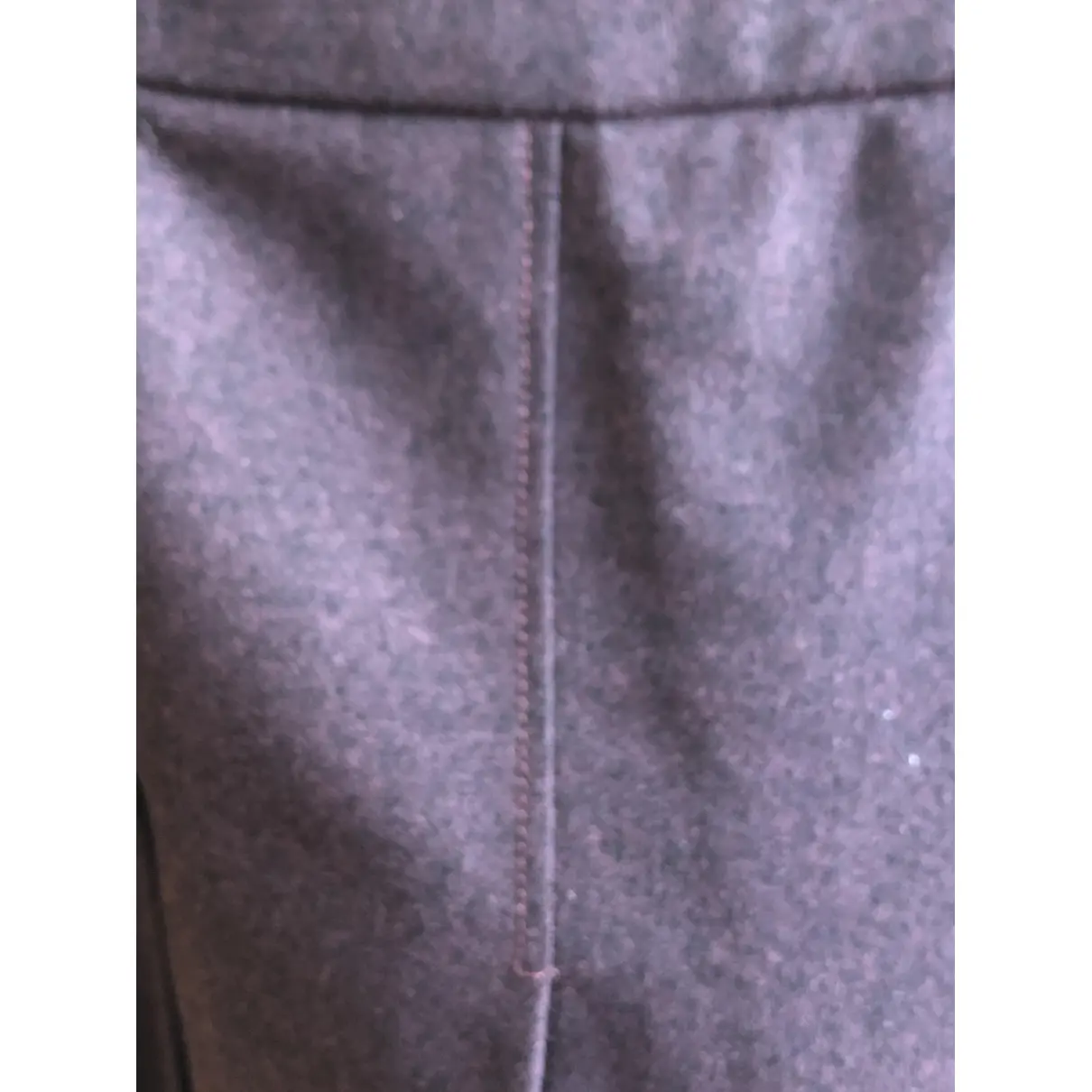 Wool mid-length skirt Miu Miu - Vintage