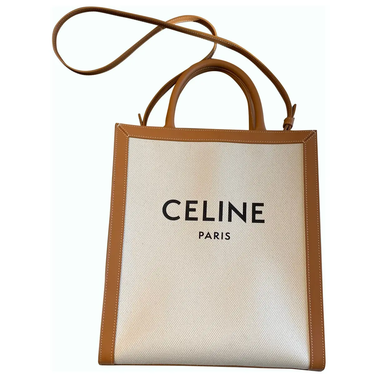 Cabas Vertical cloth handbag Celine