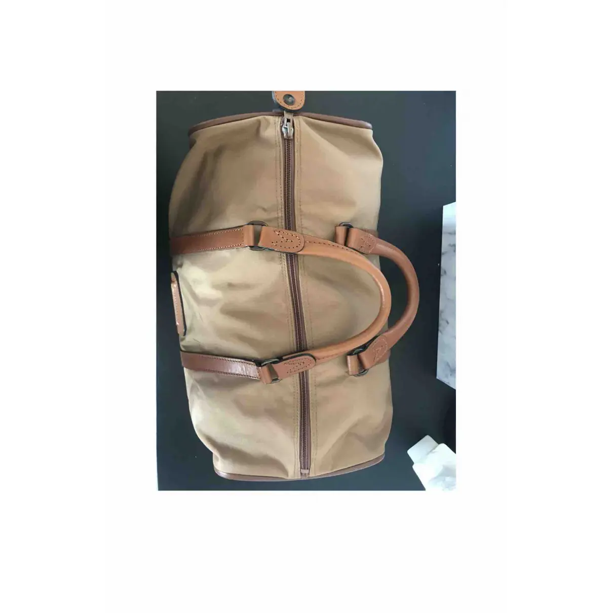 Cloth travel bag Lancel - Vintage