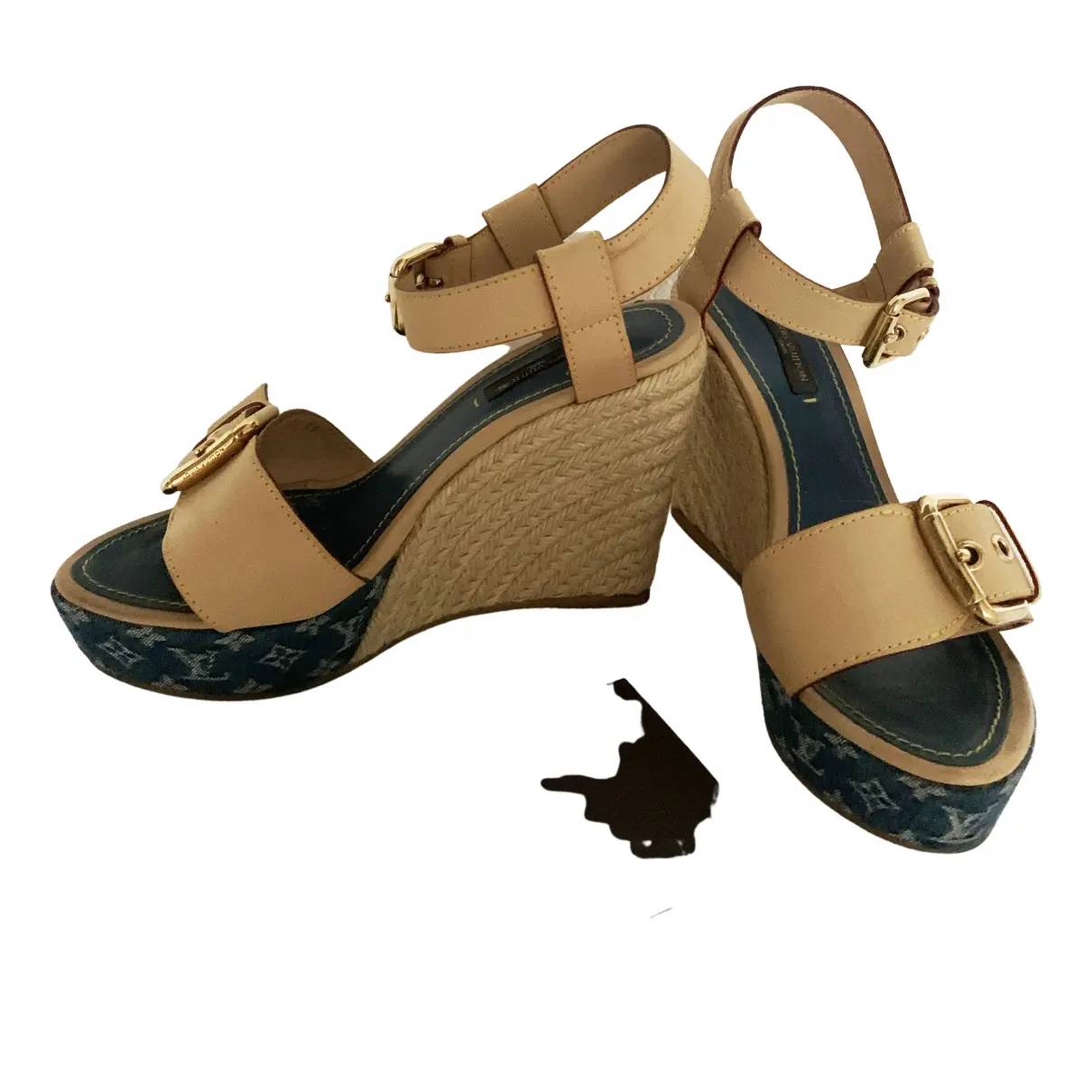 Cloth sandals Louis Vuitton - Vintage
