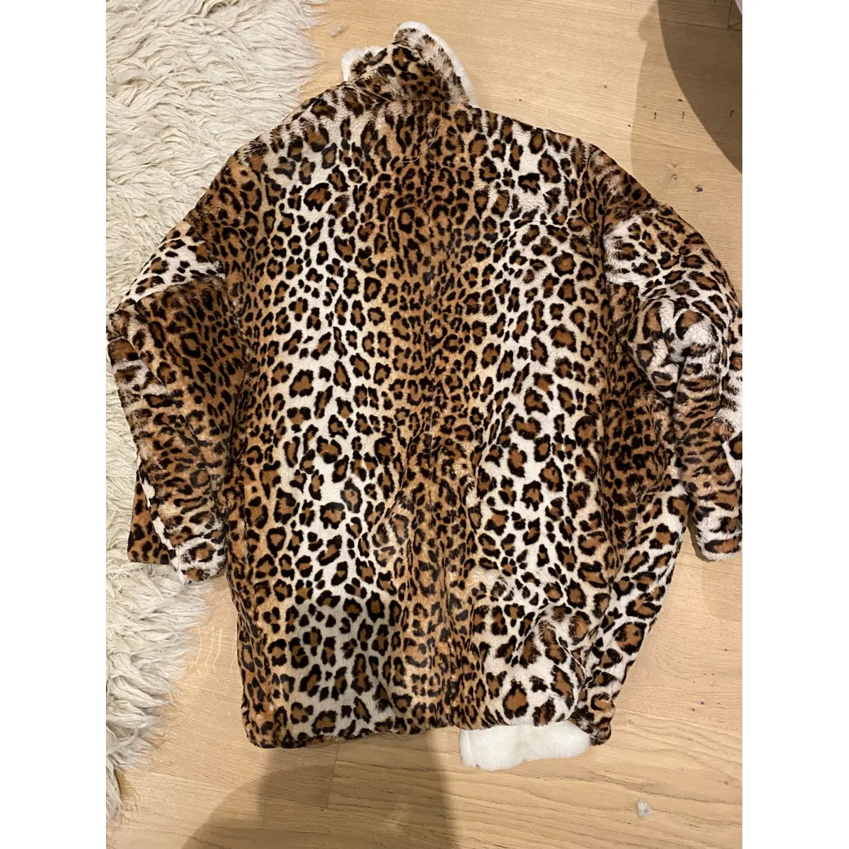 Buy The Kooples Fall Winter 2019 faux fur cardi coat online