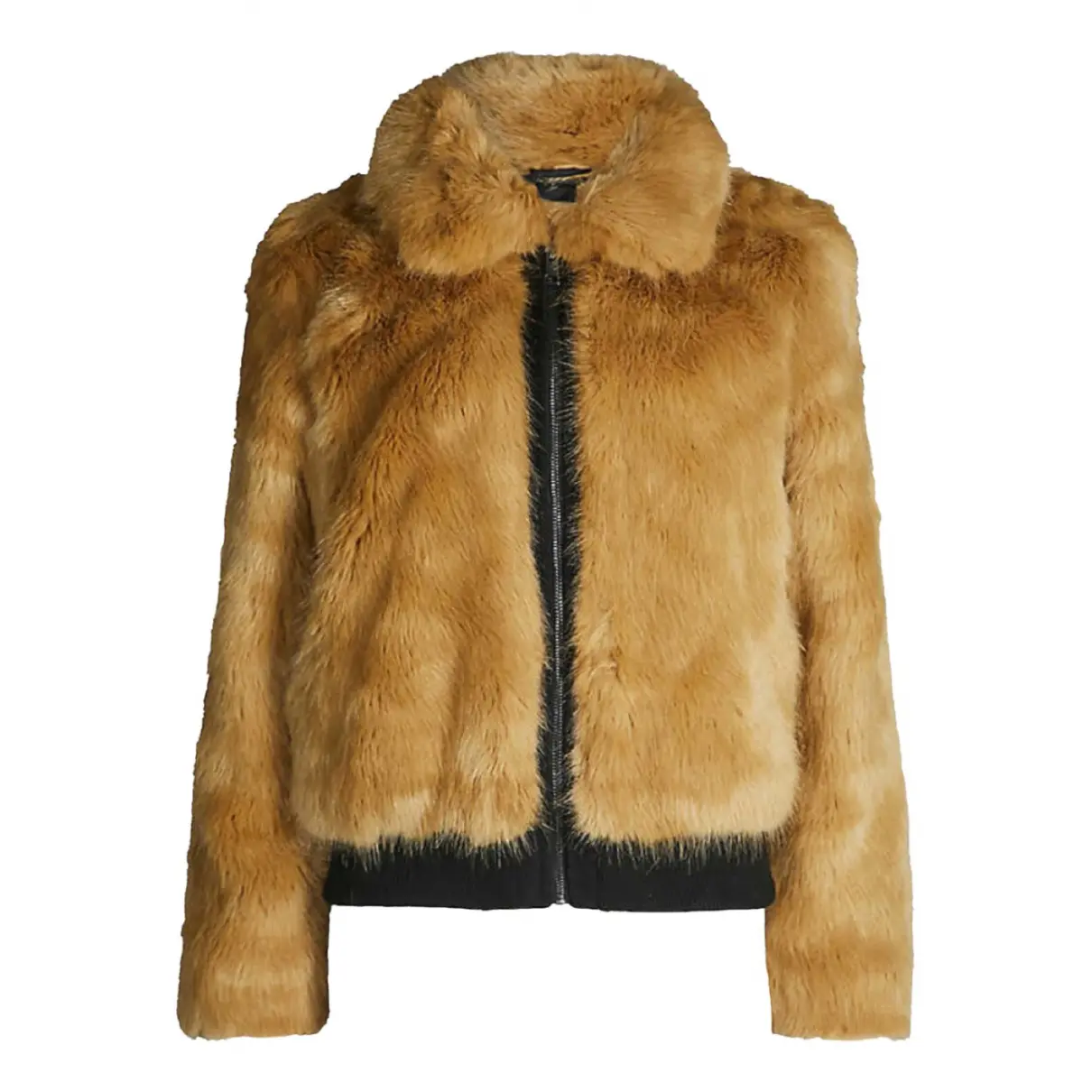 Fall Winter 2020 faux fur coat Maje