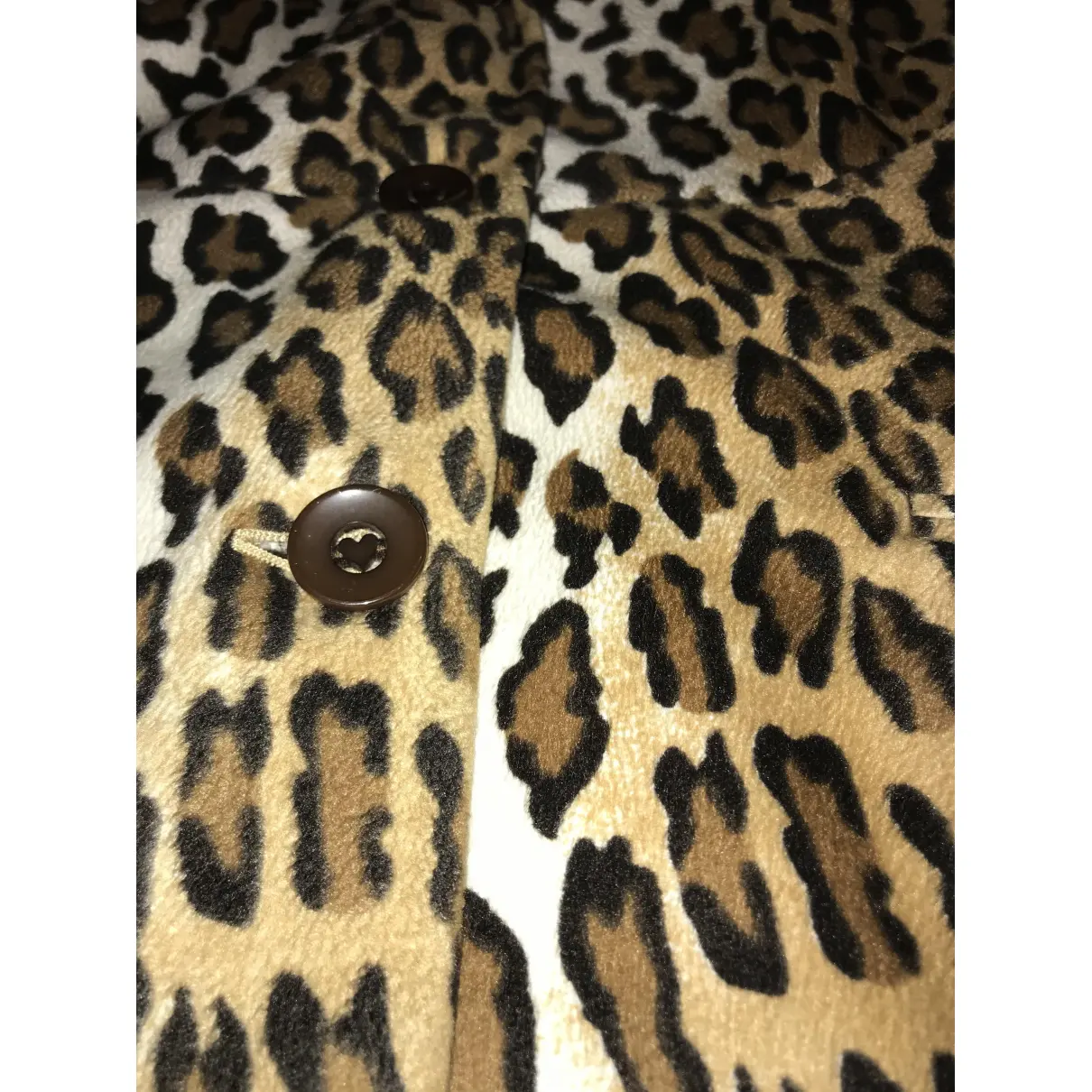 Faux fur suit jacket Moschino Cheap And Chic