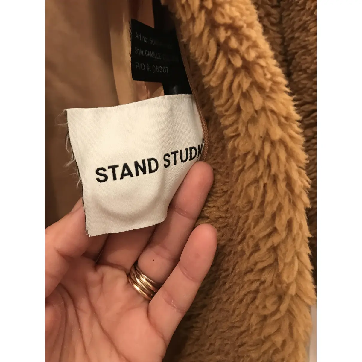 Buy Stand studio Faux fur coat online