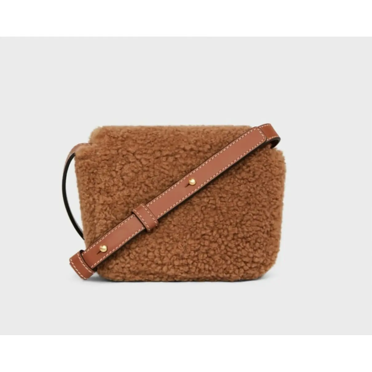 Buy Celine Triomphe faux fur mini bag online