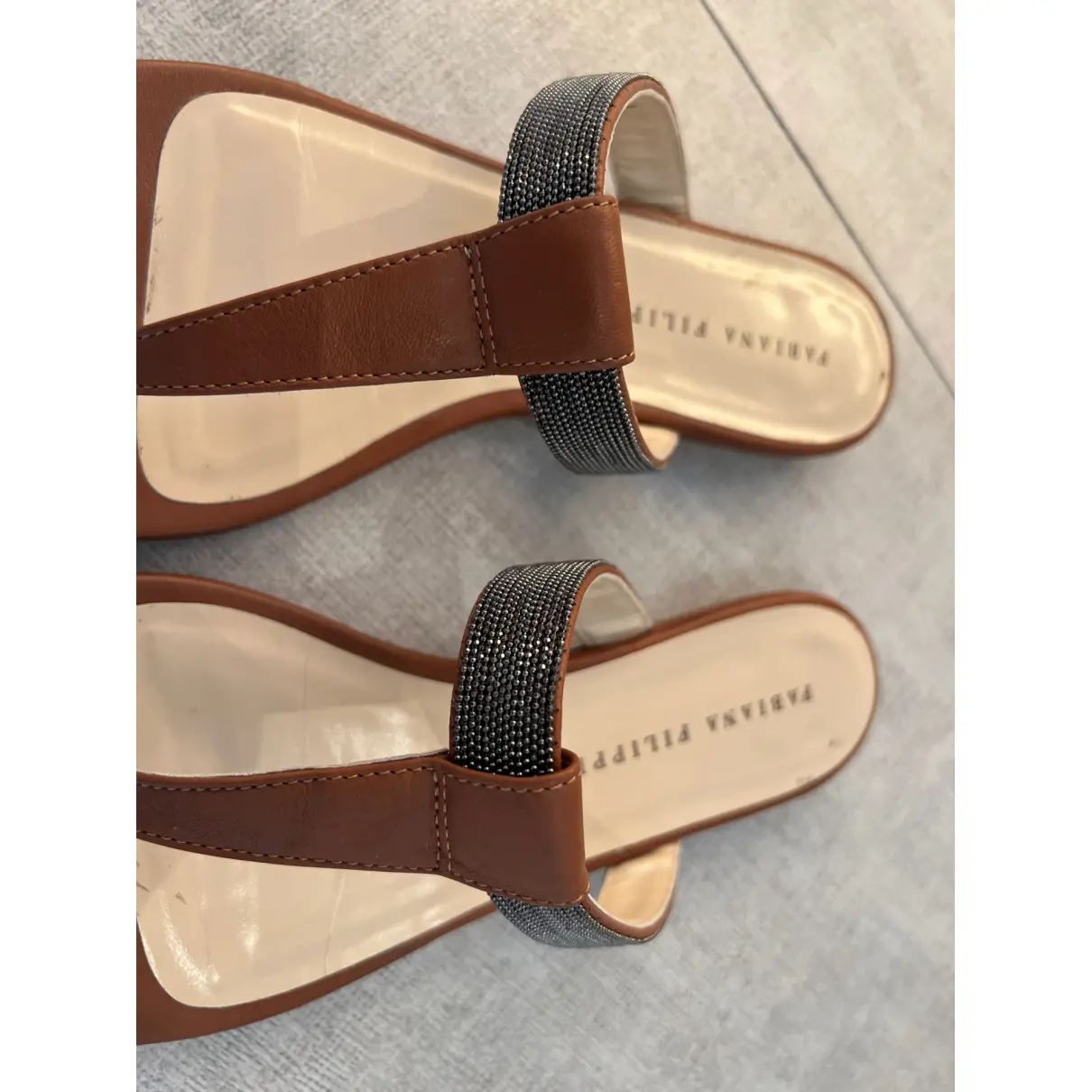 Buy Fabiana Filippi Glitter sandals online