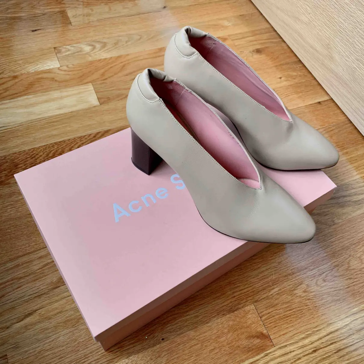 Buy Acne Studios Leather heels online