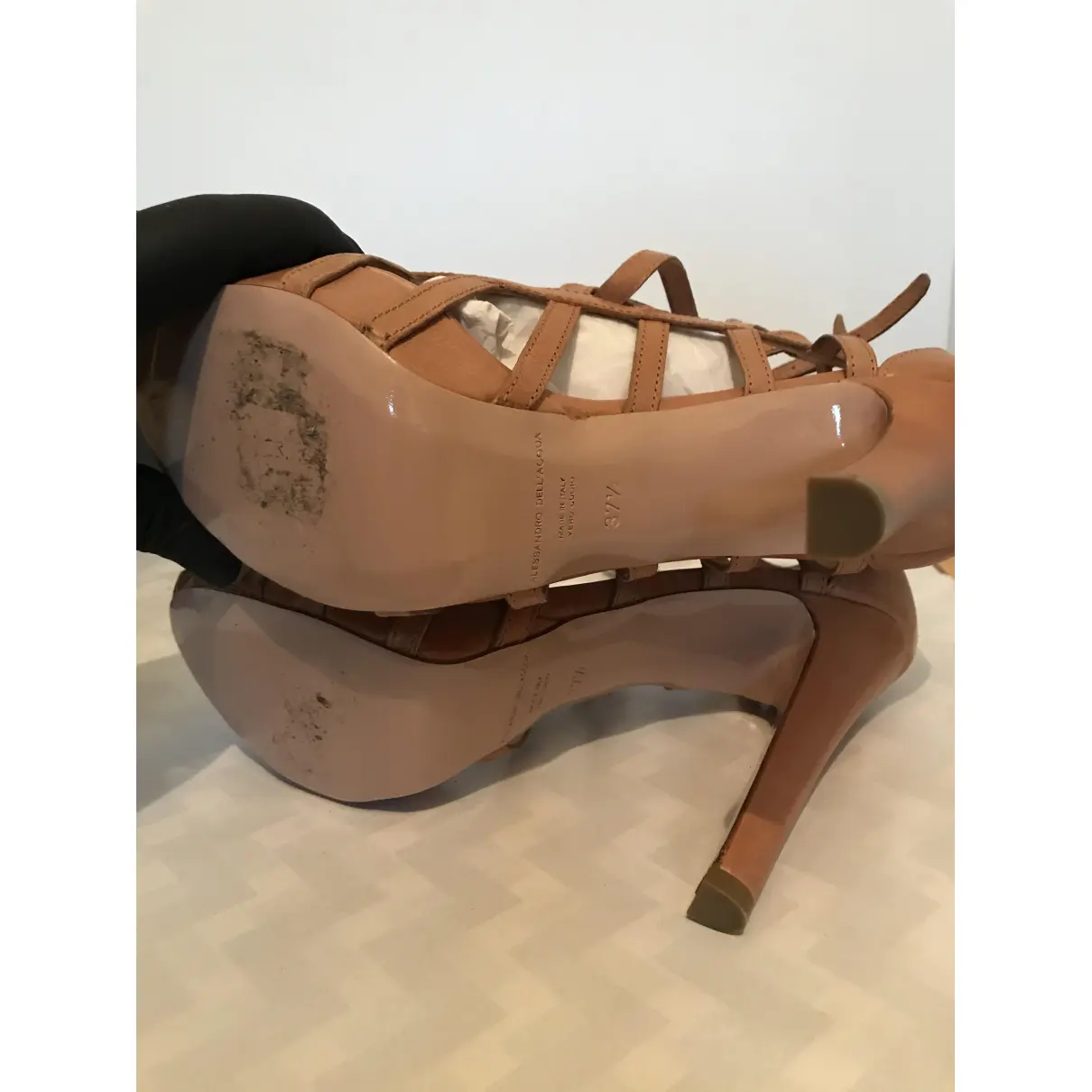 Leather sandals Alessandro Dell'Acqua