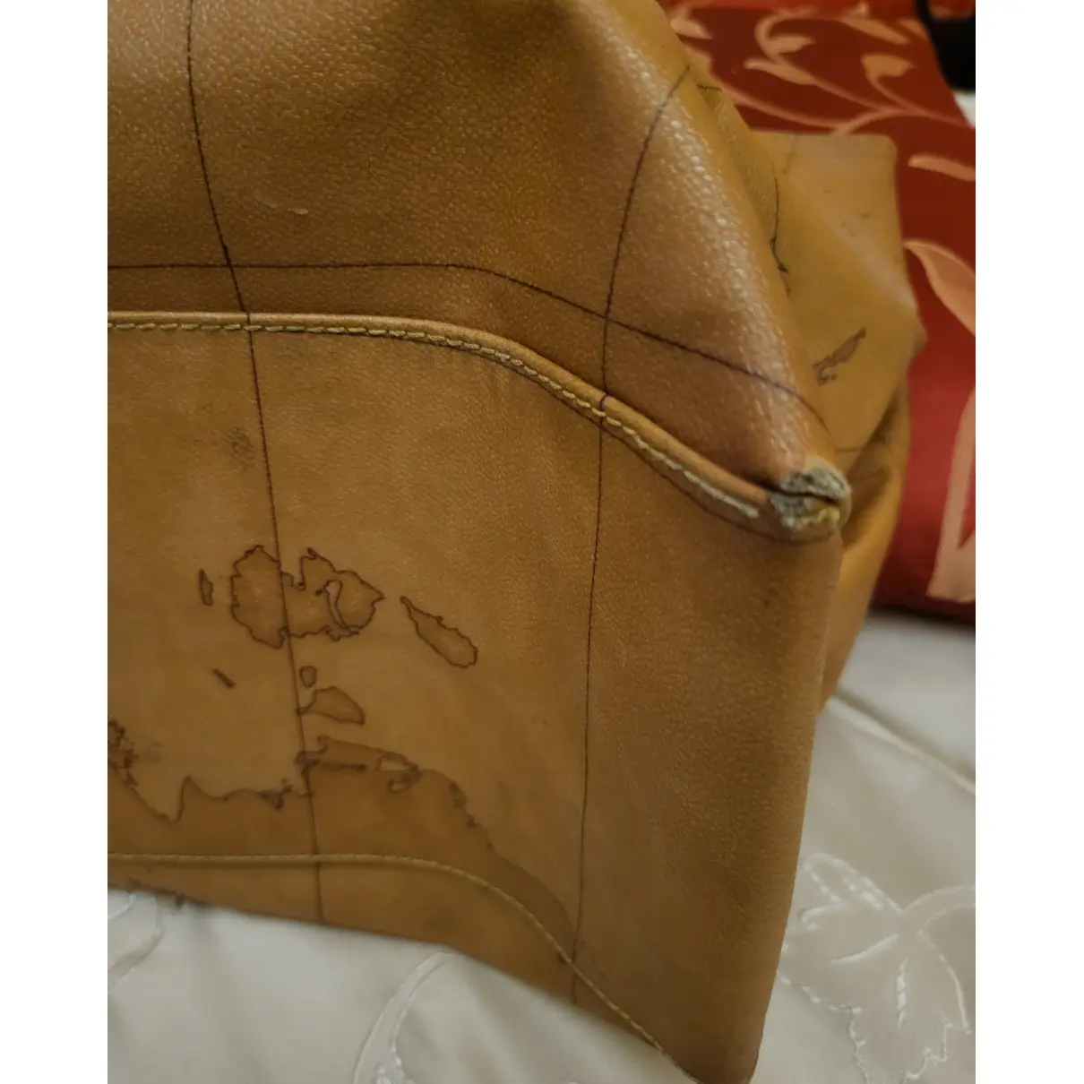 Leather handbag ALVIERO MARTINI