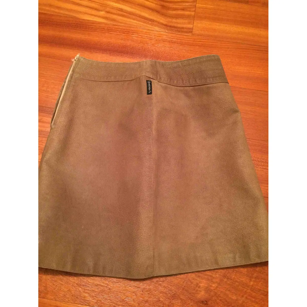 Leather mini skirt Armani Jeans - Vintage