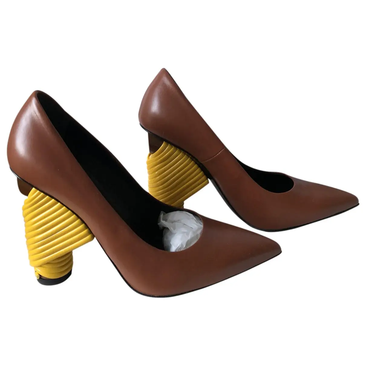 Leather heels Balenciaga