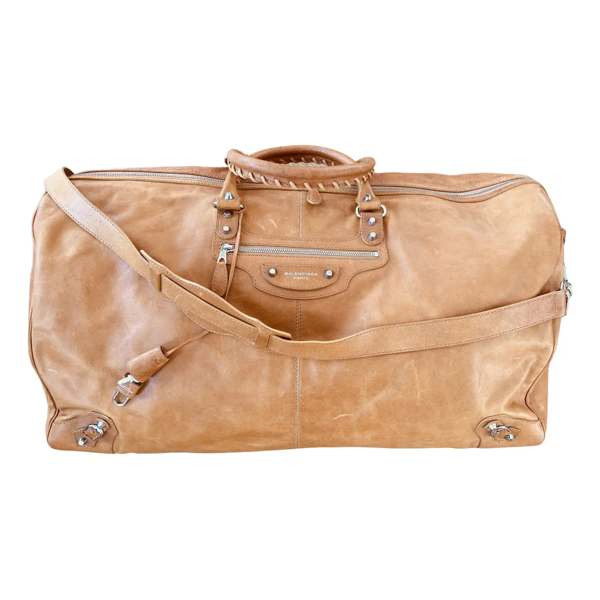 Leather travel bag Balenciaga - Vintage
