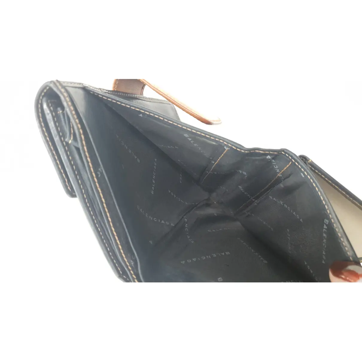 Leather wallet Balenciaga - Vintage