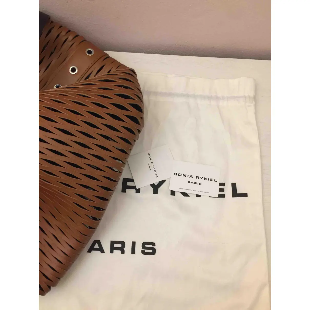 Baltard leather handbag Sonia Rykiel