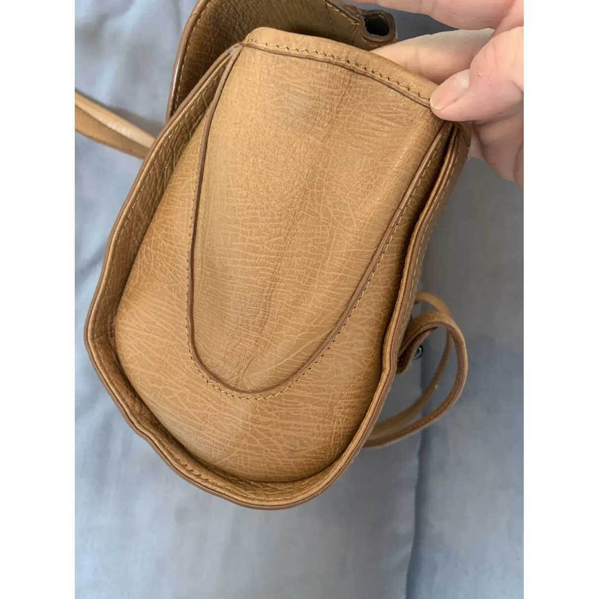 Bamboo Bullet leather handbag Gucci