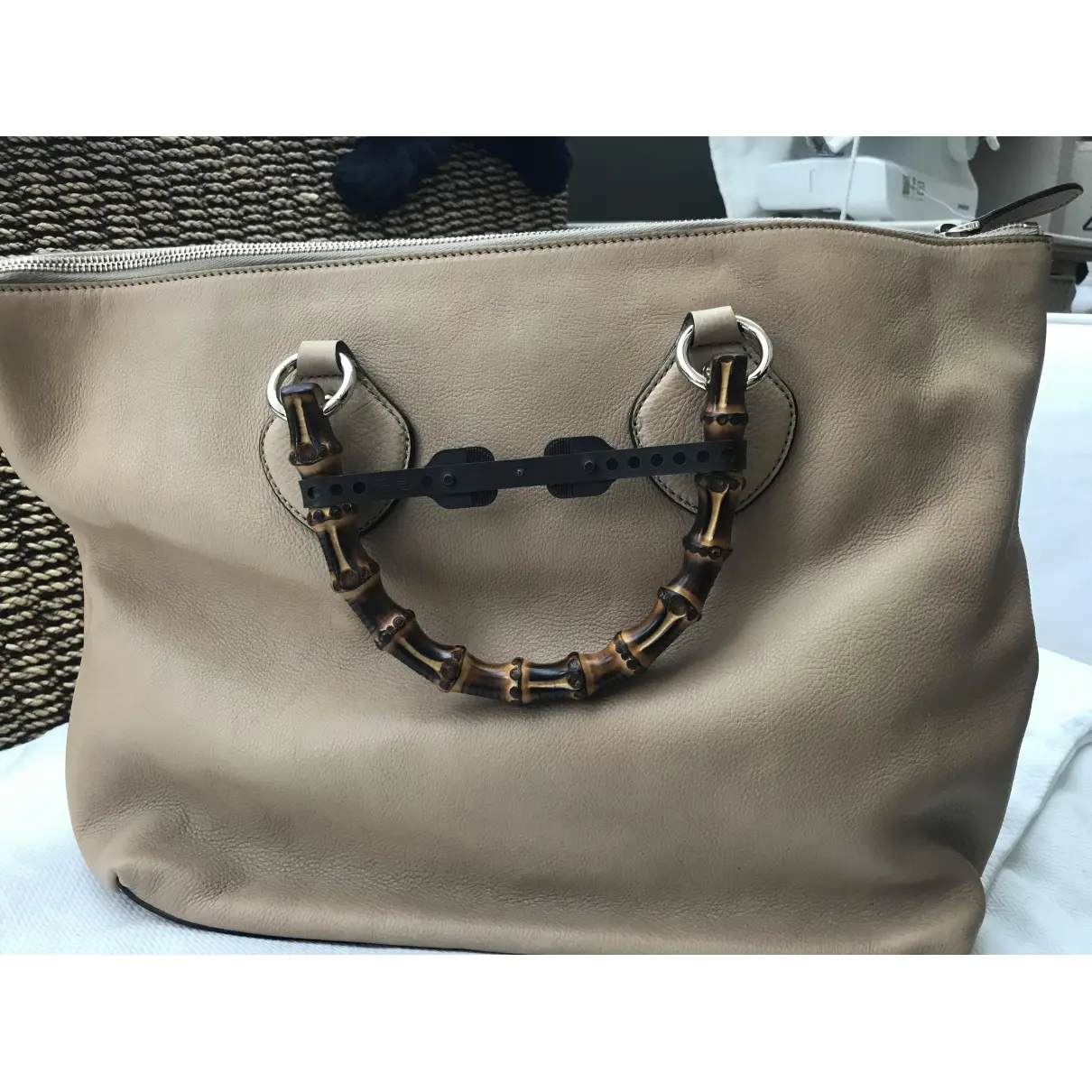 Buy Gucci Bamboo leather handbag online