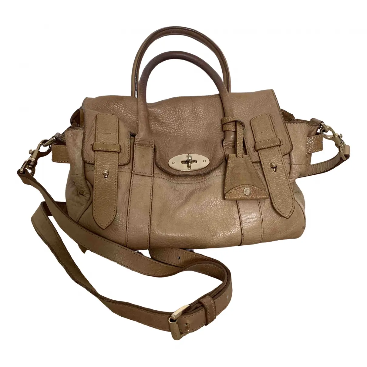 Bayswater Small leather tote Mulberry