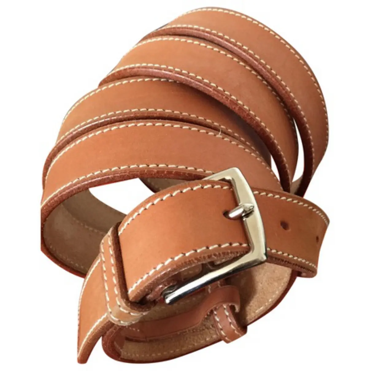 Camel Leather Belt Hermès