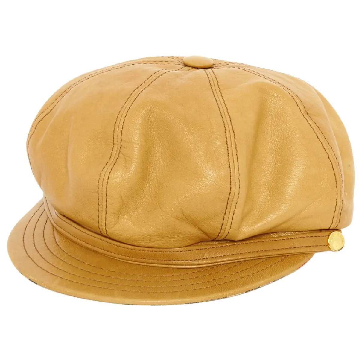 Leather beret Burberry
