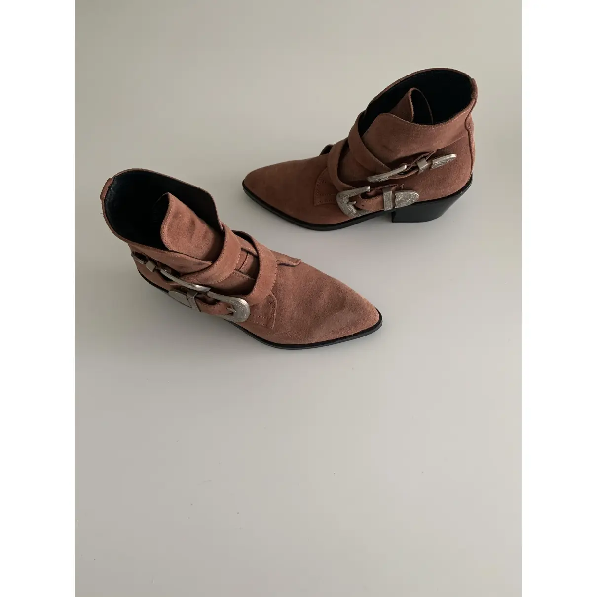 Bimba y Lola Leather ankle boots for sale