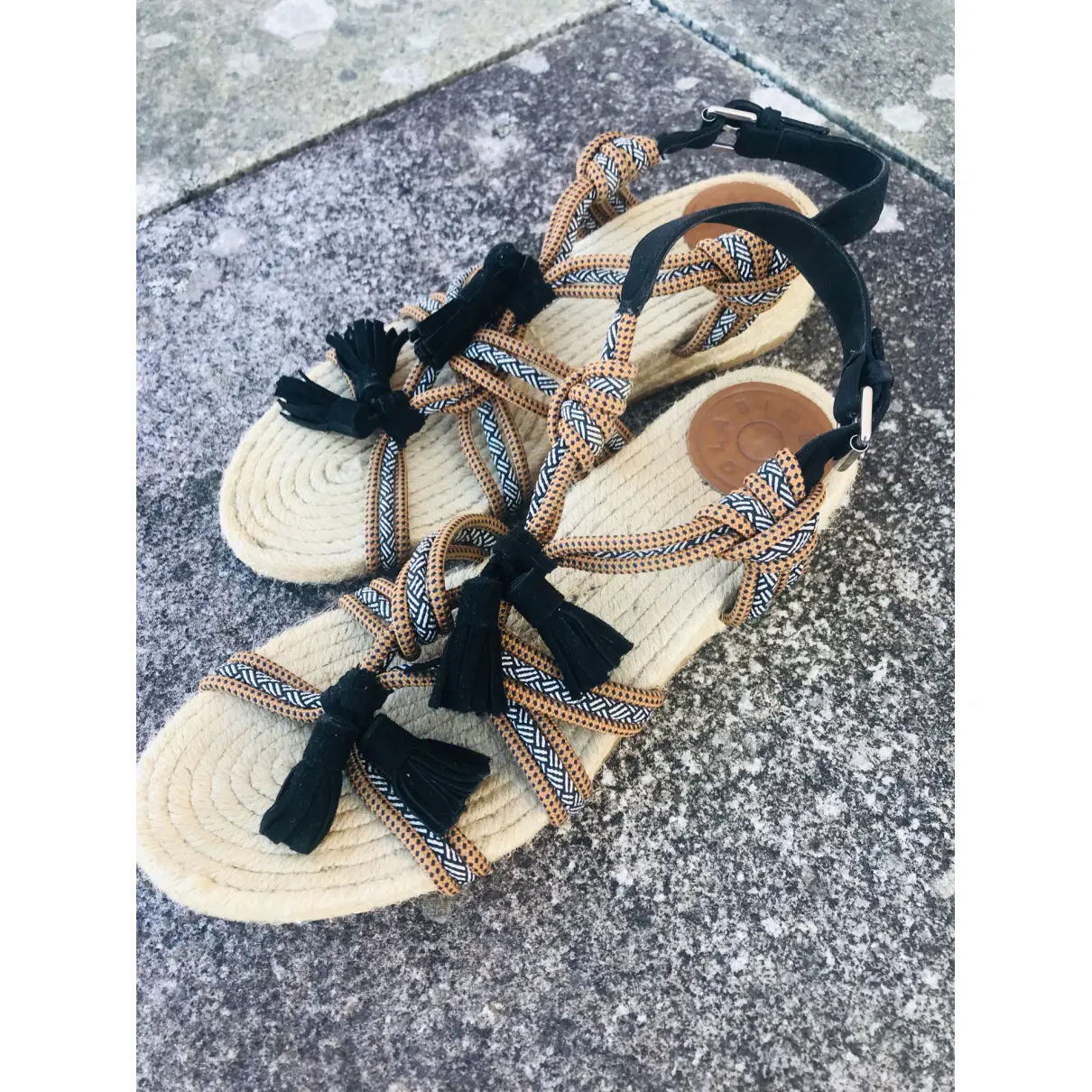 Buy Bimba y Lola Leather sandal online