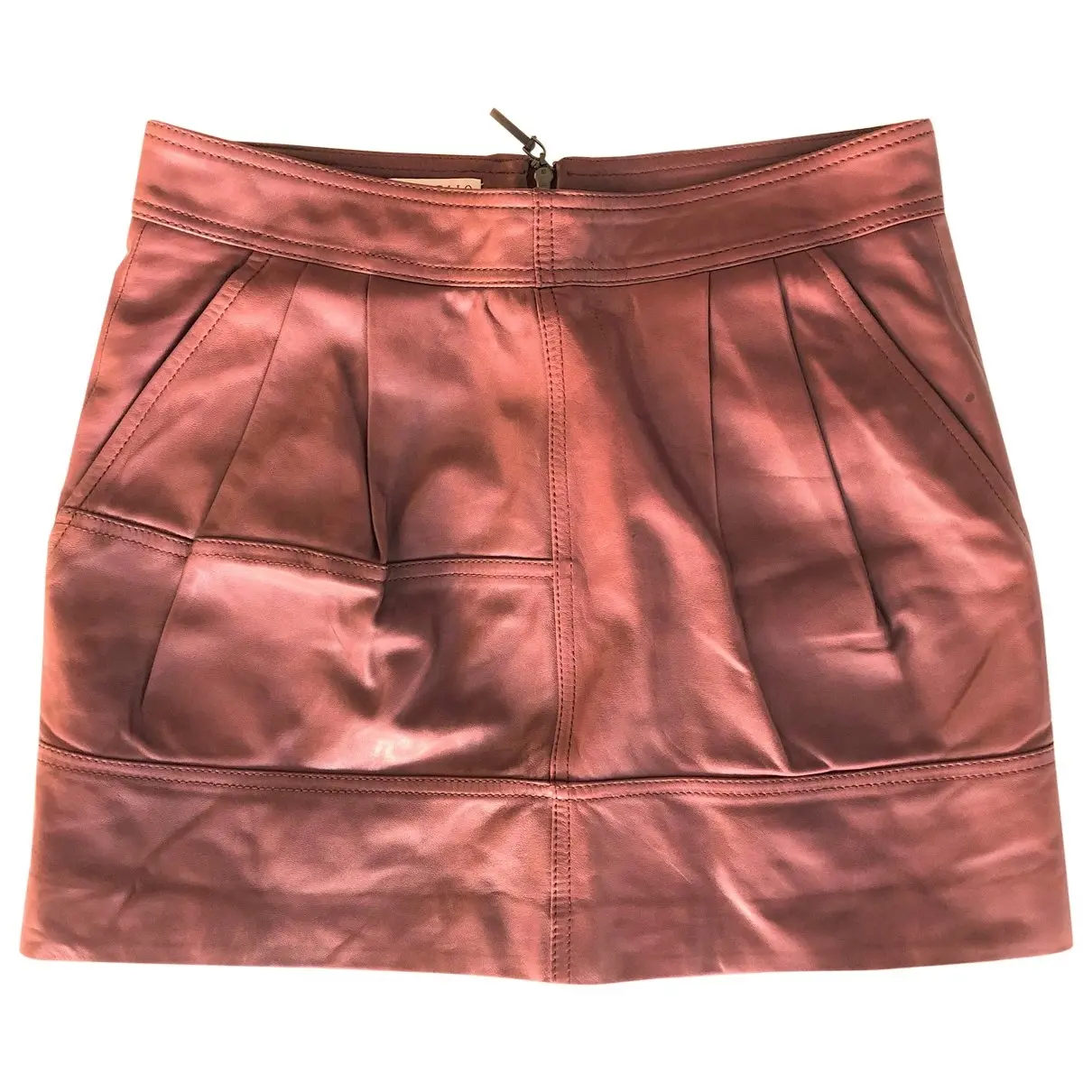 Leather mini skirt Brunello Cucinelli