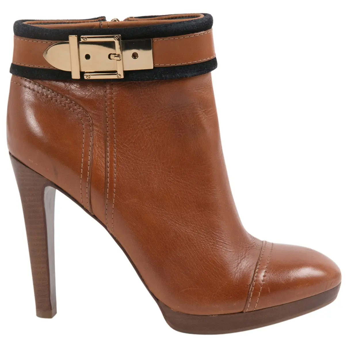 Leather buckled boots Tory Burch