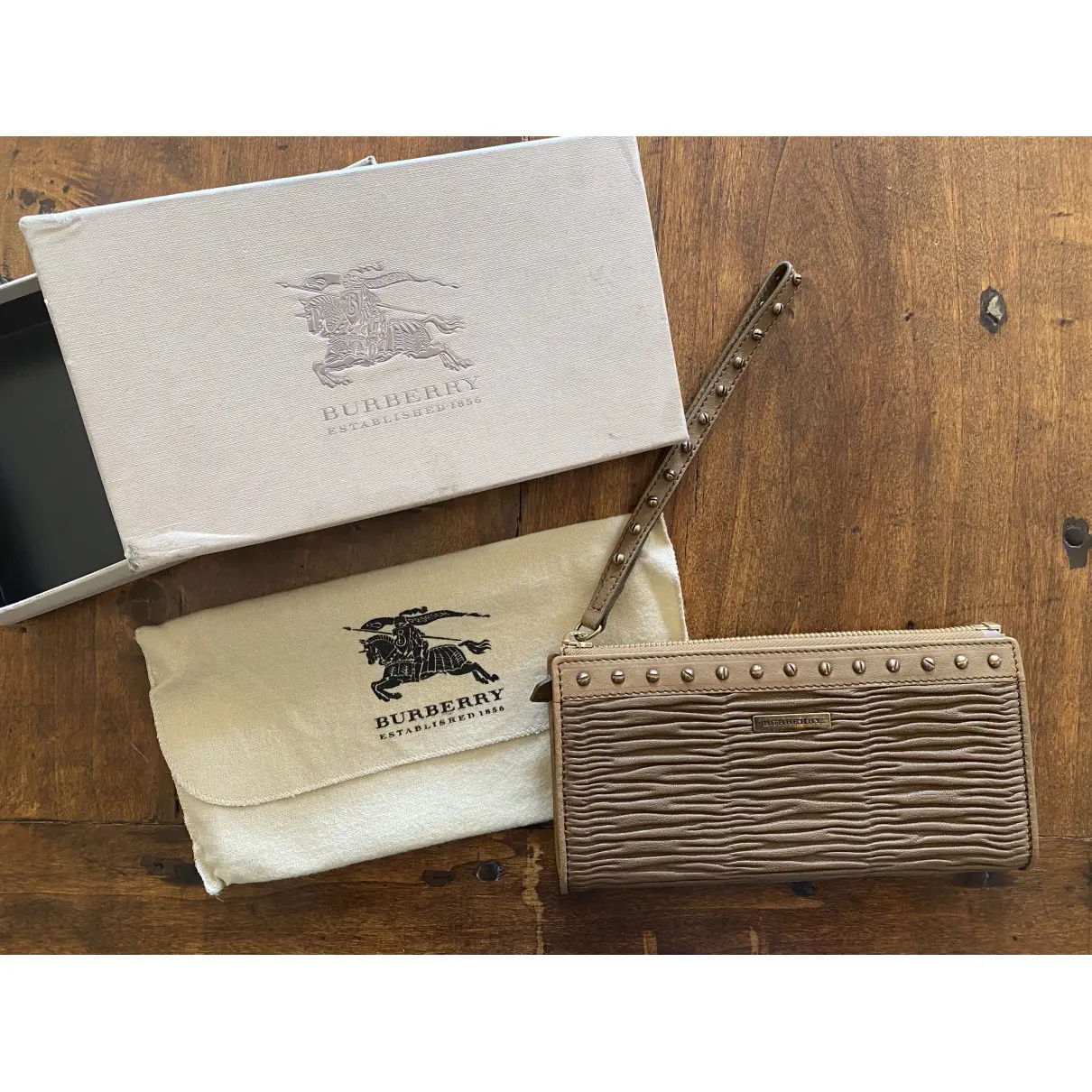 Buy Burberry Leather clutch bag online