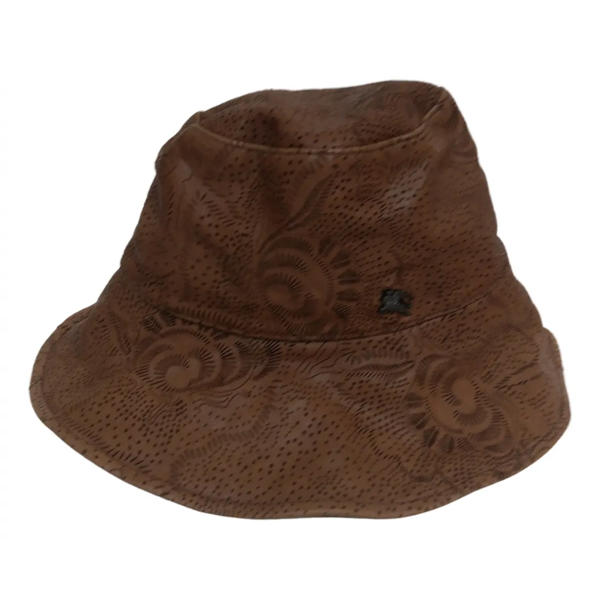 Leather hat Burberry