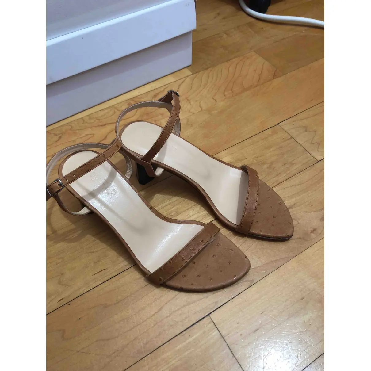 By Far Leather sandals for sale