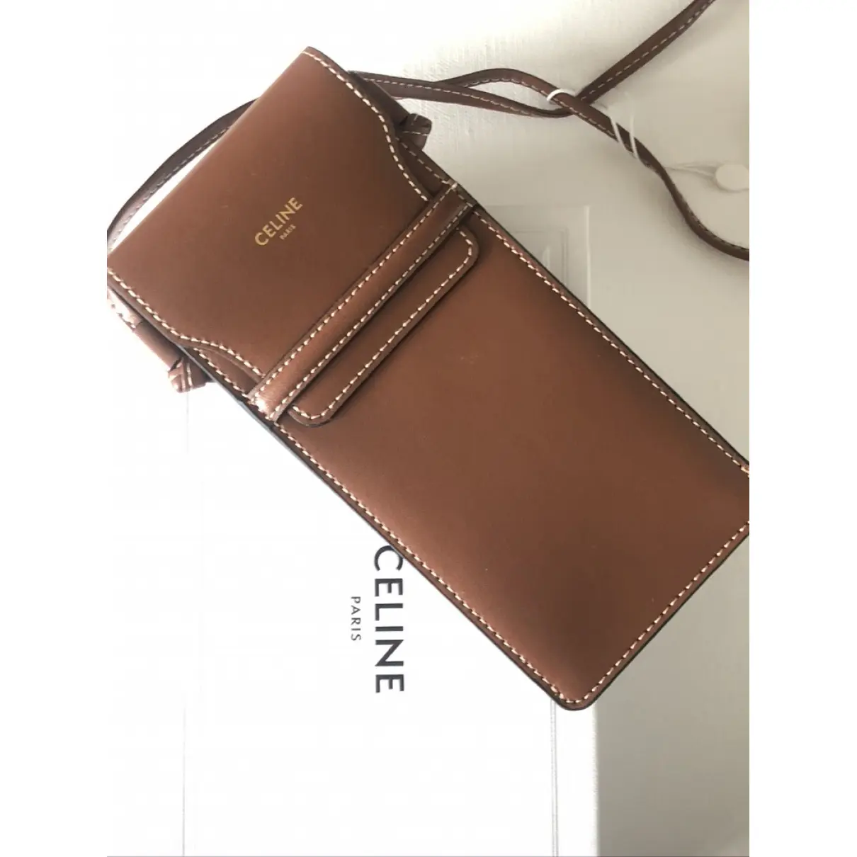 Leather iphone case Celine