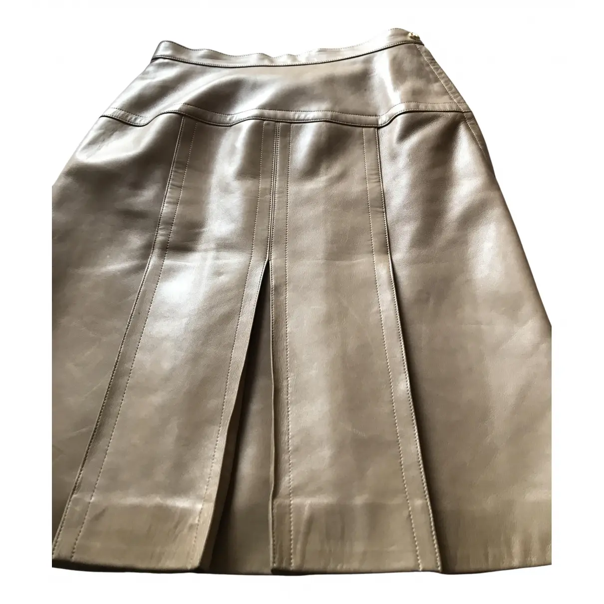 Leather skirt Celine - Vintage