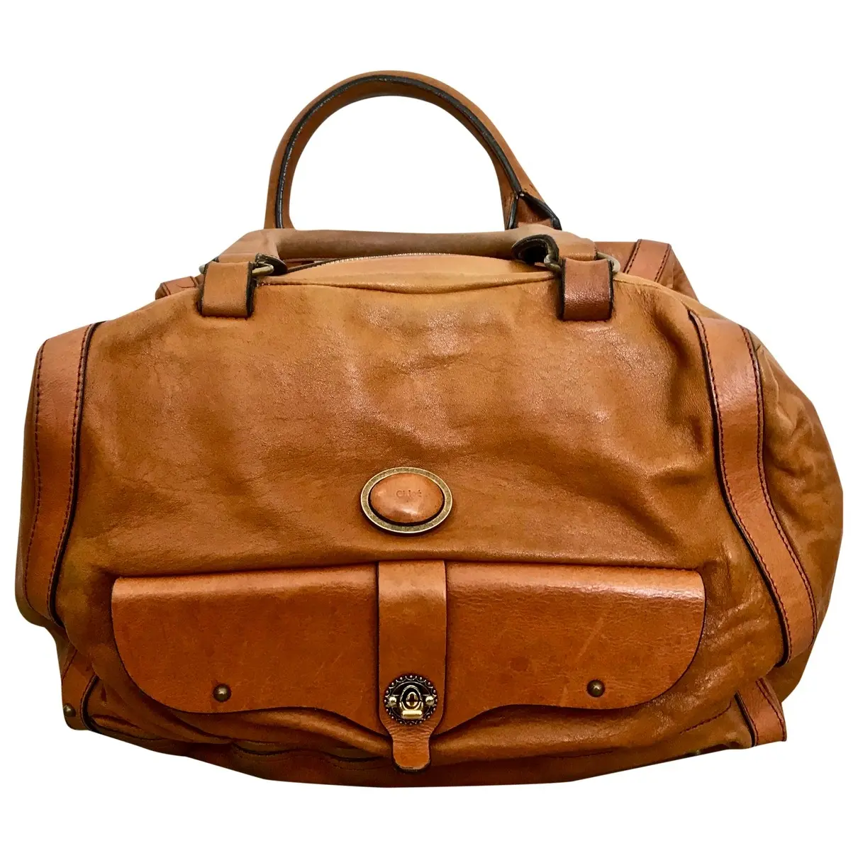 Leather handbag Chloé