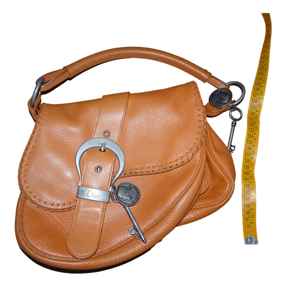 Leather handbag Christian Dior