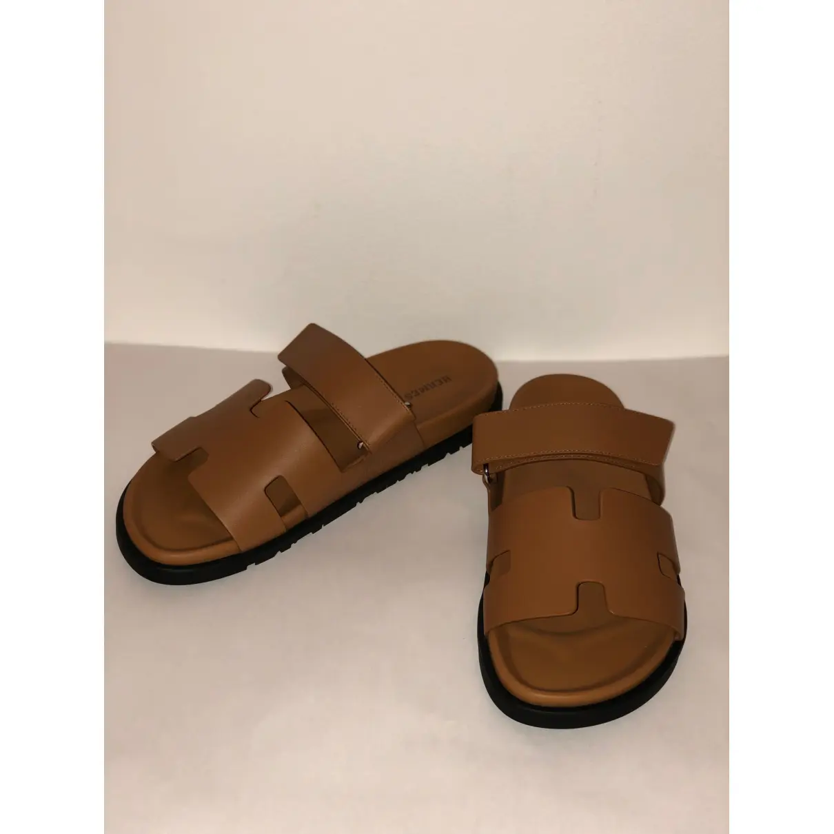 Chypre leather sandals Hermès