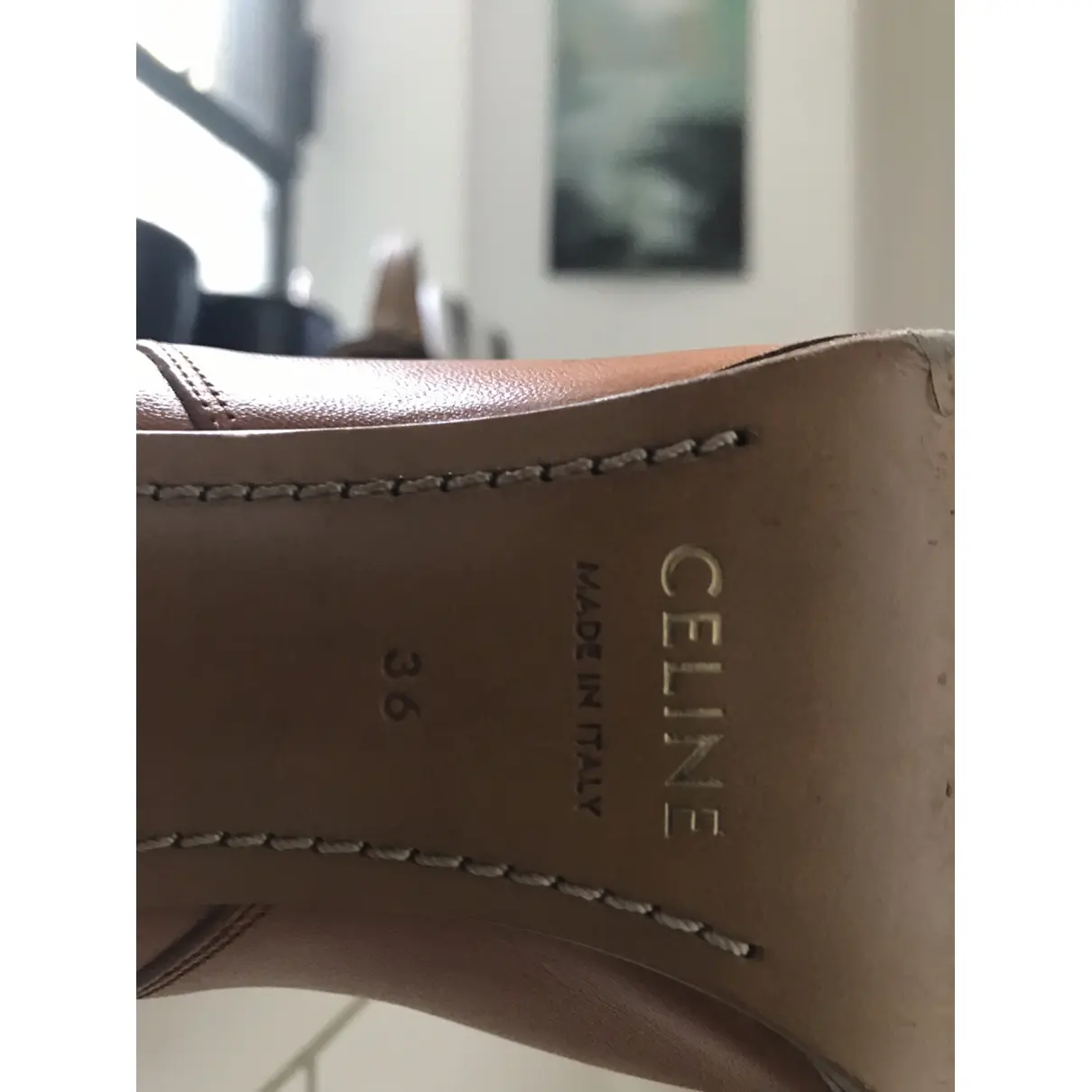 Buy Celine Claude leather boots online
