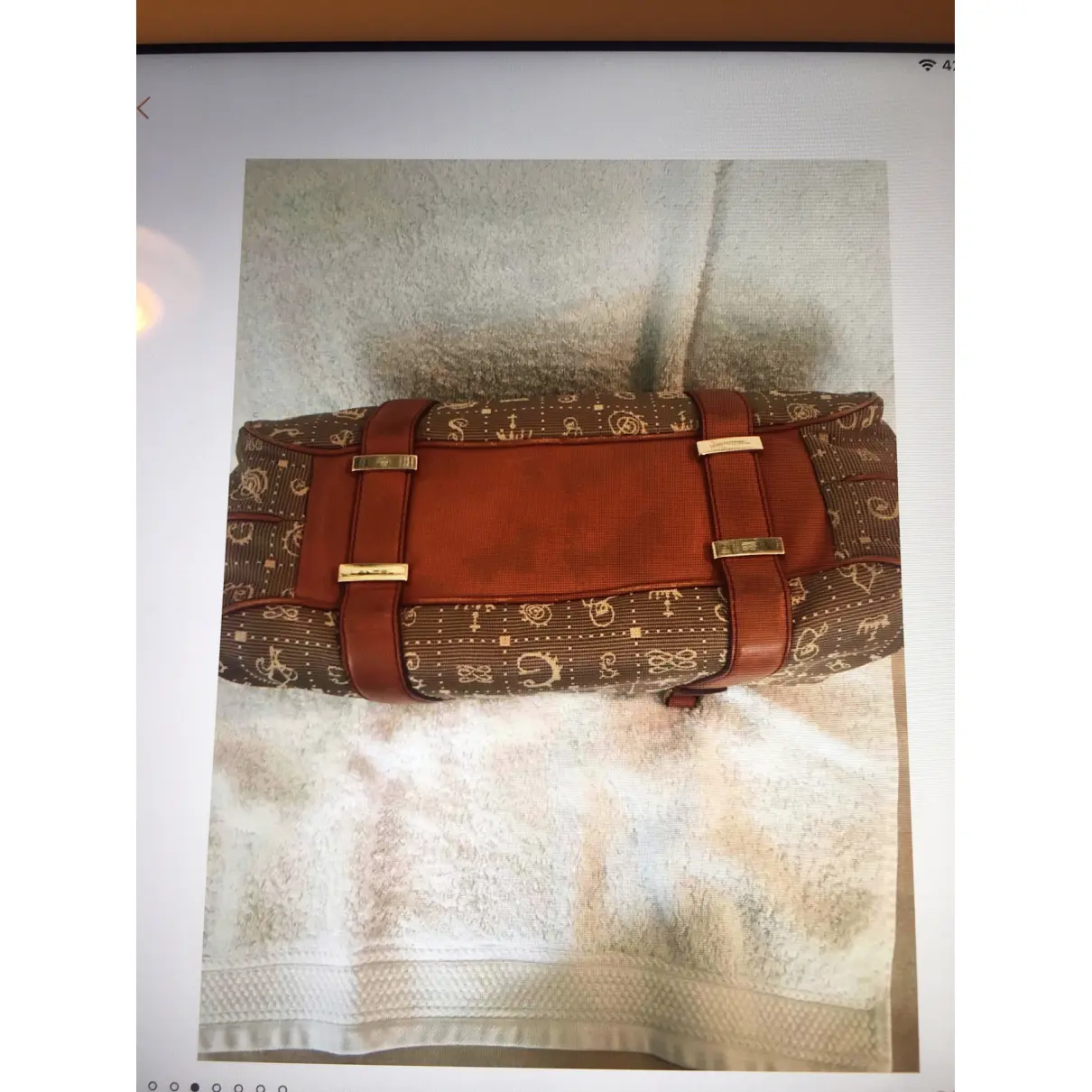 Daligramme leather handbag Lancel