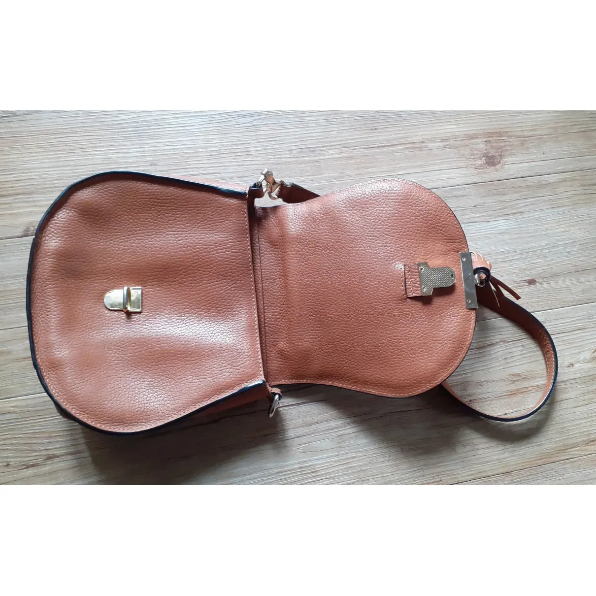 Leather handbag DeMellier