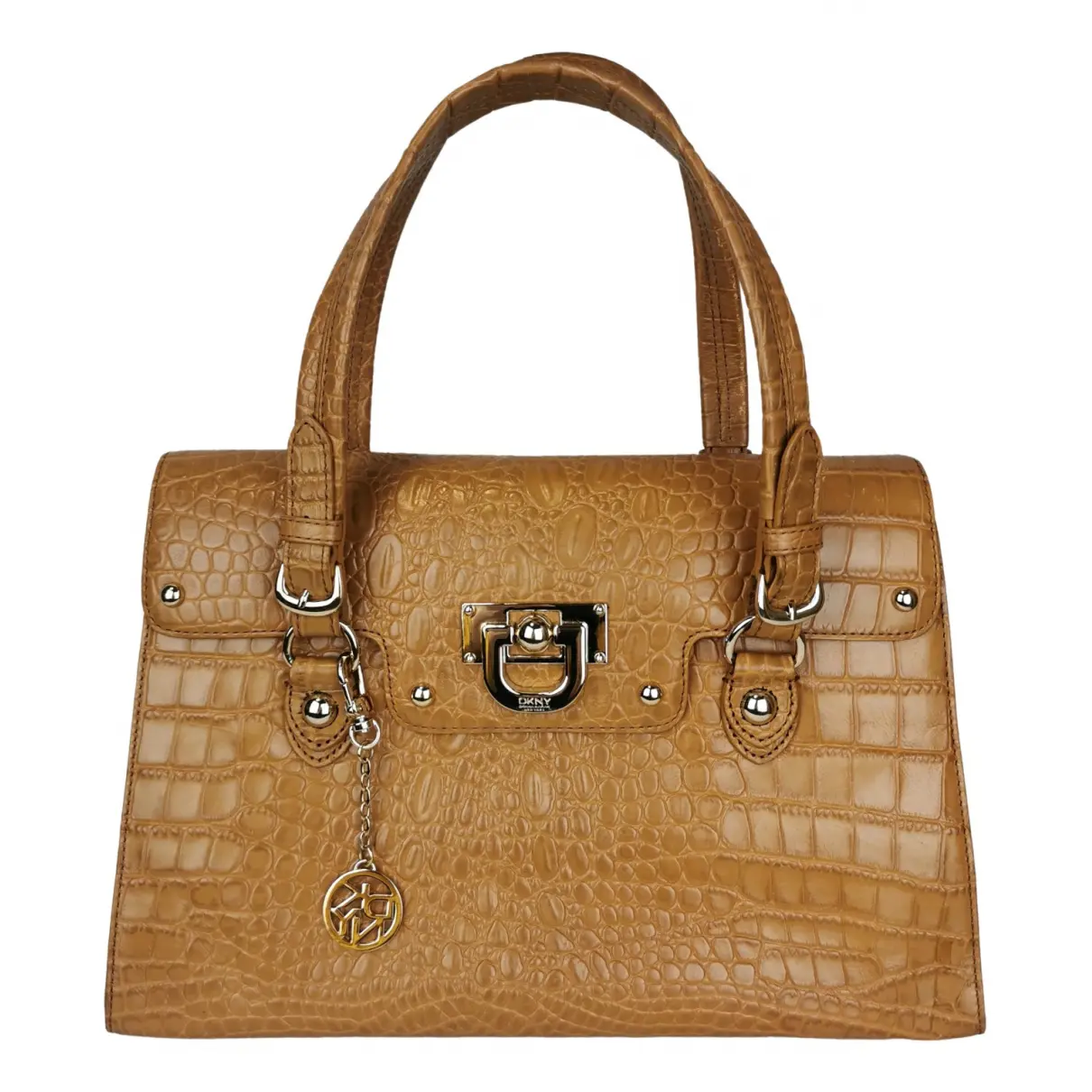 Leather handbag Dkny