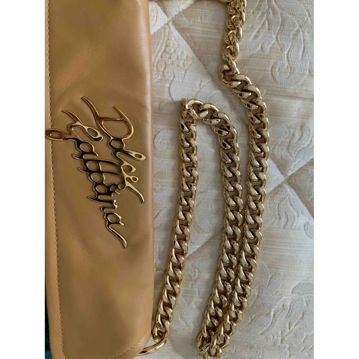 Leather crossbody bag Dolce & Gabbana - Vintage