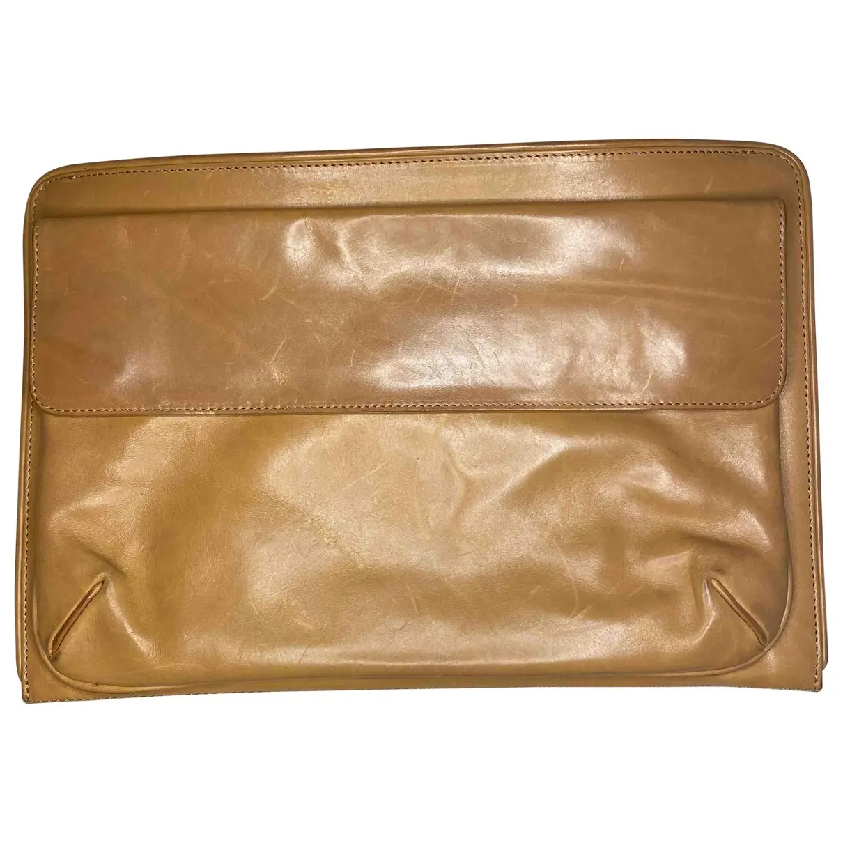 Leather clutch bag Dries Van Noten