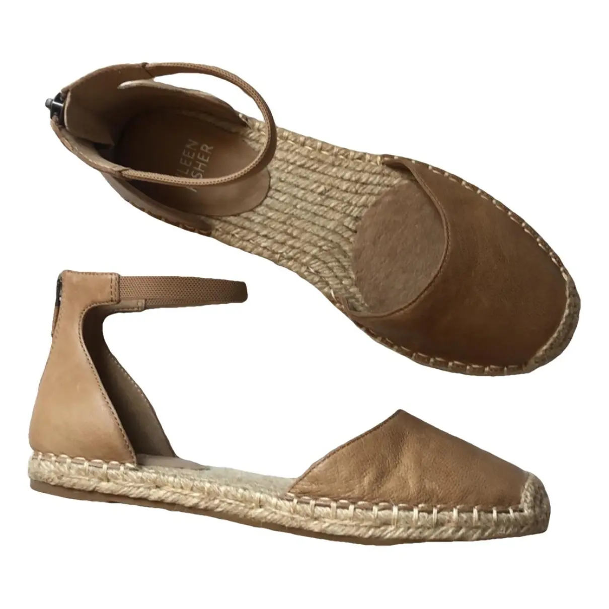 Leather espadrilles Eileen Fisher