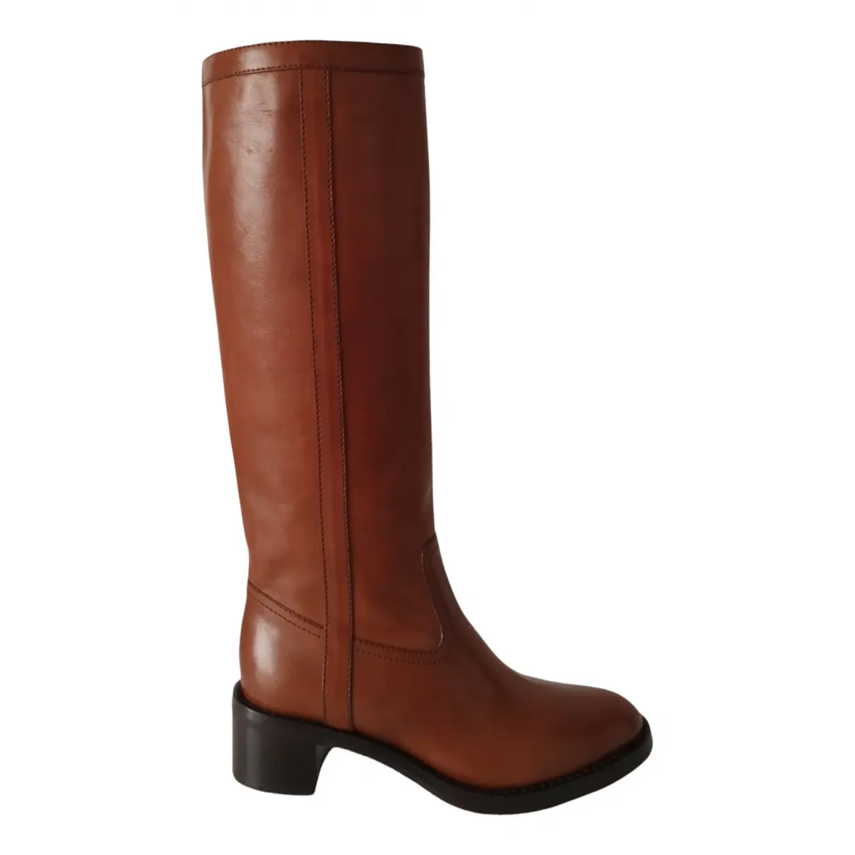 Folco leather riding boots Celine