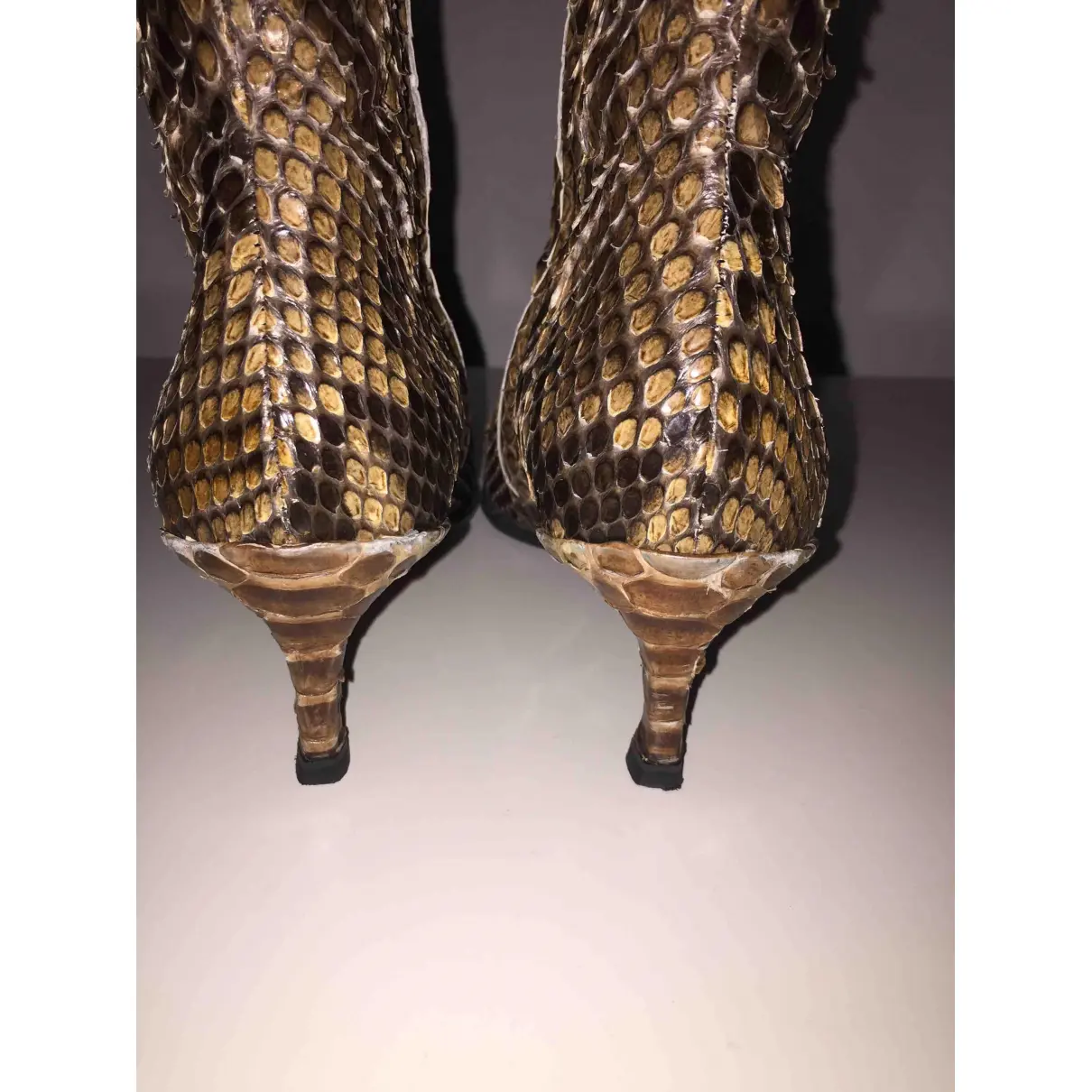 Leather ankle boots Free Lance - Vintage