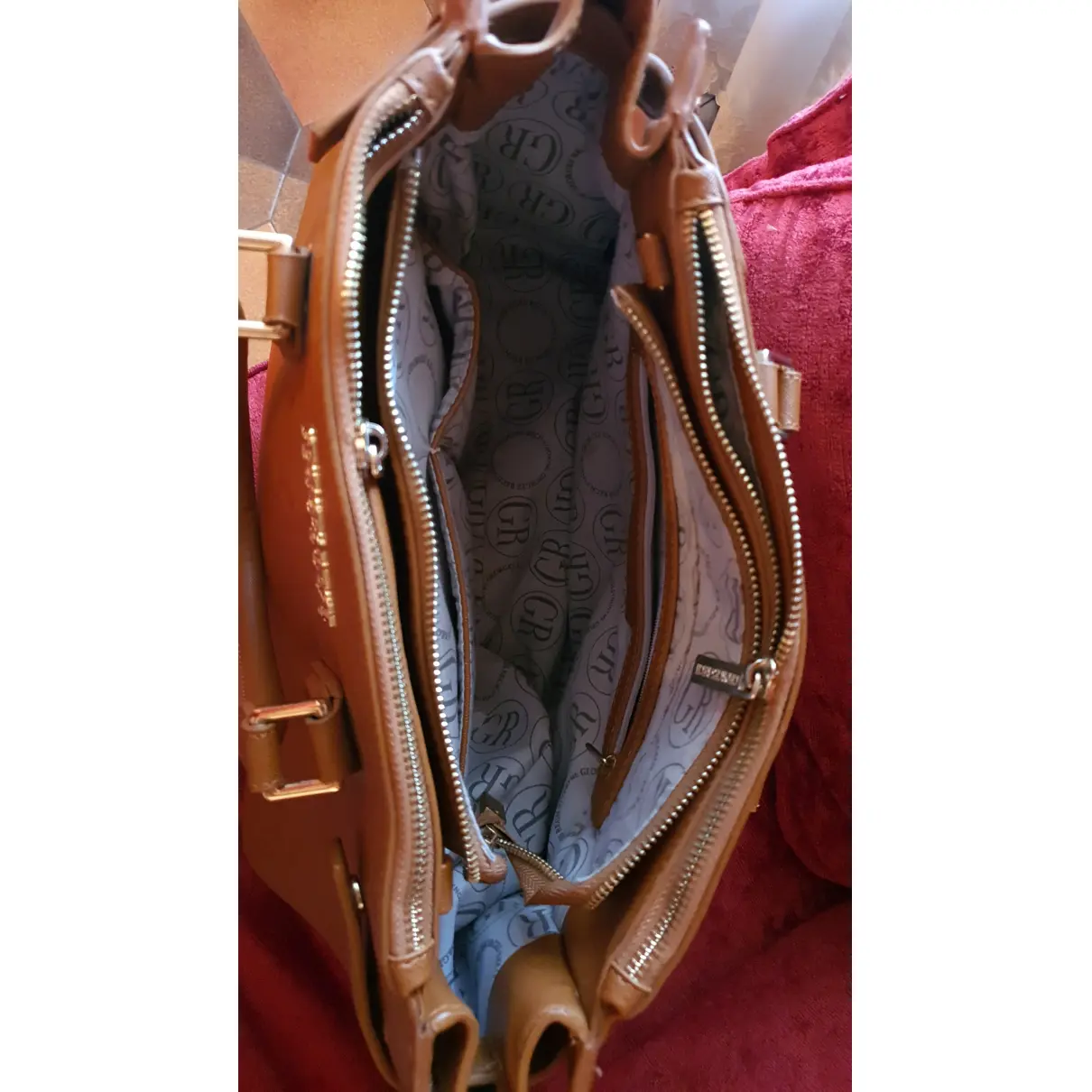 Leather handbag Georges Rech