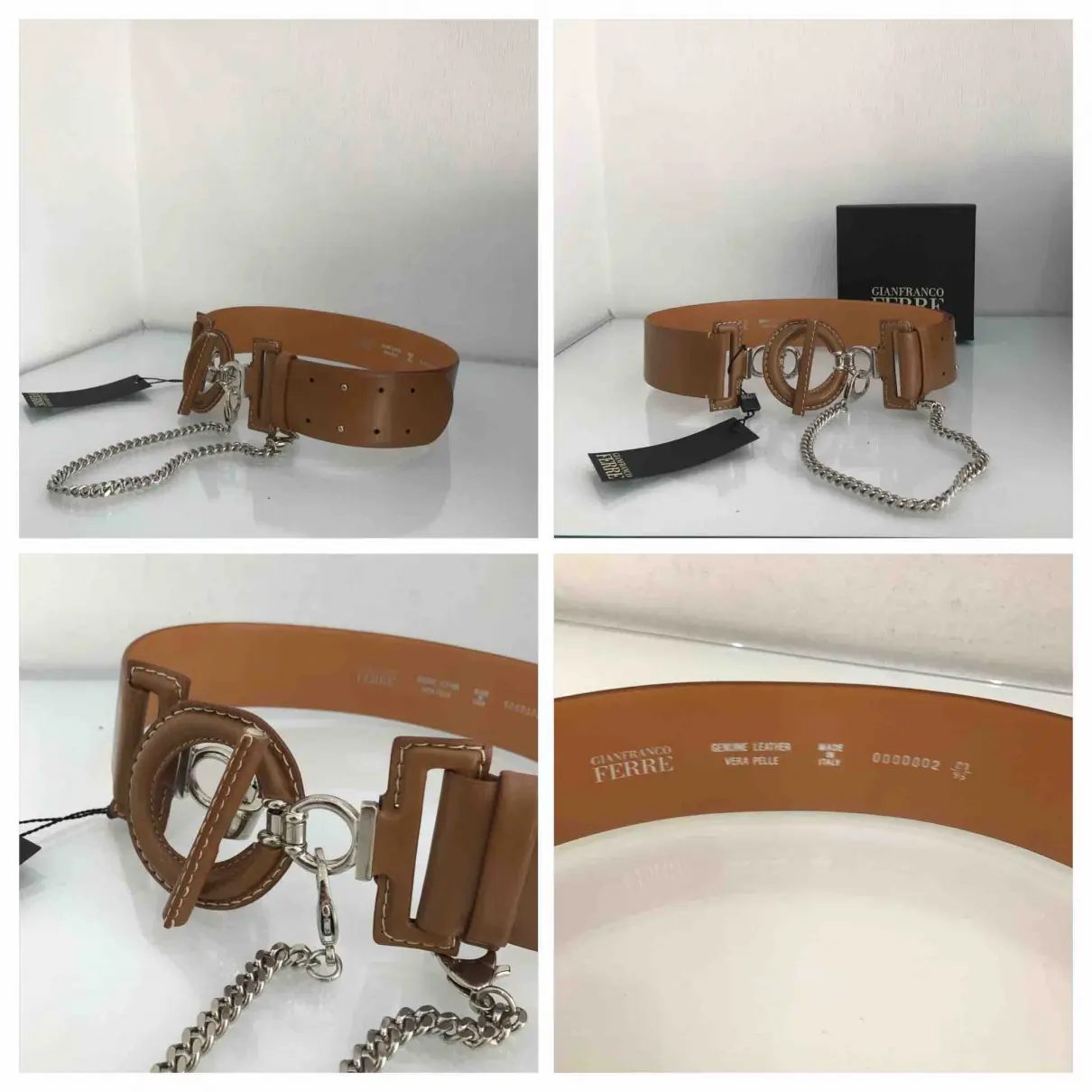 Gianfranco Ferré Leather belt for sale - Vintage